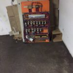 Viejo tablero eléctrico